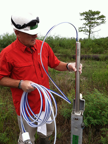 Dedicated Bladder Pump in Well